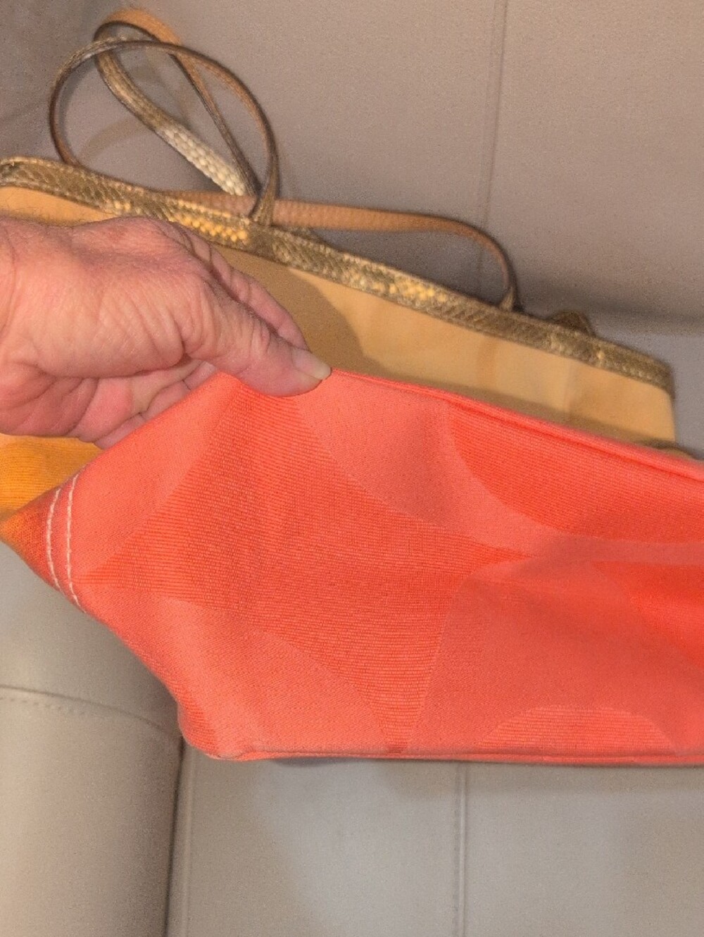 2006 Coach Limited Edition Orange Ombre Sig. Tote  #  7567  - Retail Bag - Picture 8 of 14